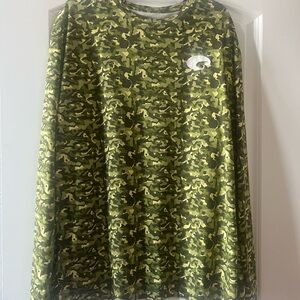 Costa camouflage men’s dry fit outdoors active long sleeve shirt XL